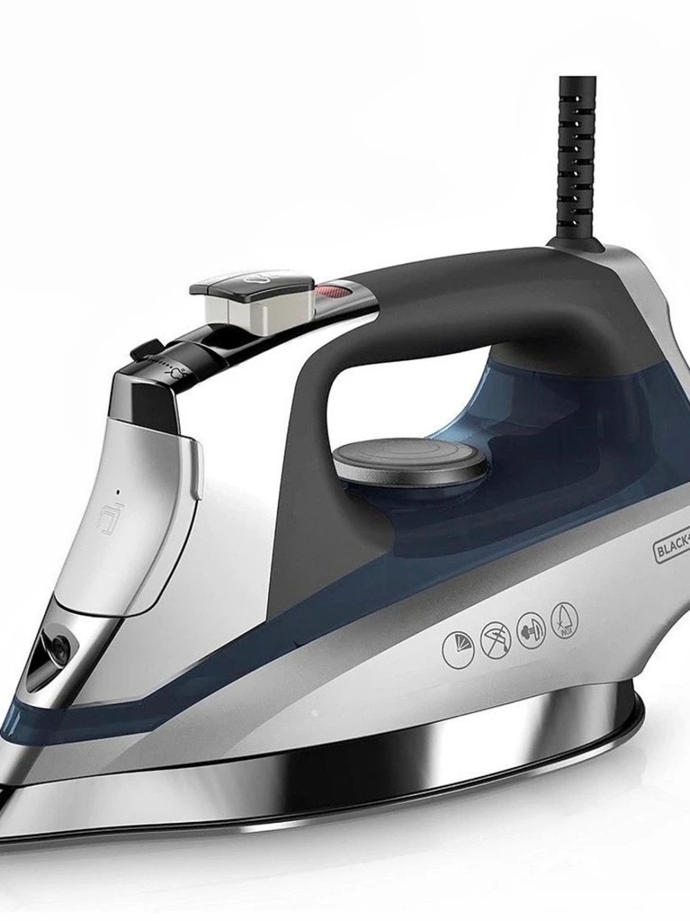BLACK+DECKER Digital Advantage Professional Steam Iron Black & Silver